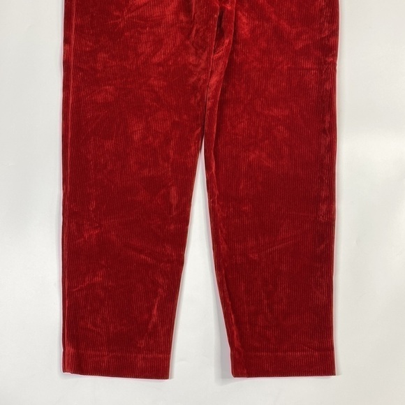 Emanuel Unsaro Red Corduroy Pants Size 14/48 (31x30) - Picture 5 of 11